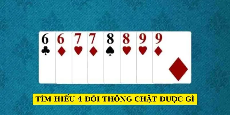 Bộ 4 lá bài thẳng có giá trị như thế nào trong luật chơi Tien Len?