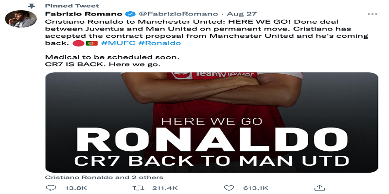 Bài hát Here We Go của Fabrizio Romano có ý nghĩa gì trong bóng đá?
