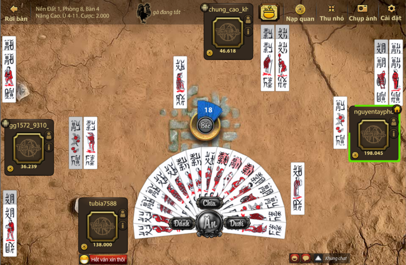 Luật chơi cơ bản của bài Chan - Hướng dẫn từ A đến Z - Gamebai