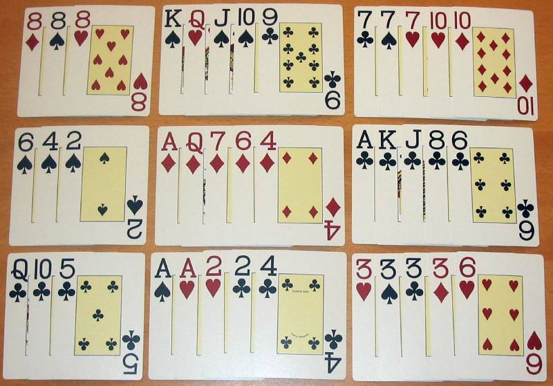 Thứ tự các nhóm bài trong Mậu Binh từ mậu thầu đến thùng phá sảnh